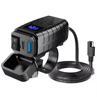 QC3.0 Motorcycle Dual USB Phone Super Fast PD Charger Adapter LED Waterproof