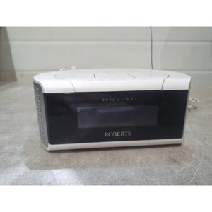 Roberts Dreamtime 2 Digital Clock Radio White & Black LCD Display Dual Alarm DAB - Picture 1 of 8