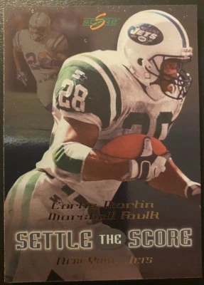 Curtis MARTIN/MARSHALL FAULK 1999 Settle the Score #14 New York Jets - Image 1 of 2