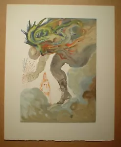 SALVADOR DALI Divine Comedy - Original Hell 31 Woodblock Print "The Giants" - Picture 1 of 2