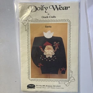 Deckchen Wear by Ozark Crafts Santa Applikation Muster - Bild 1 von 2