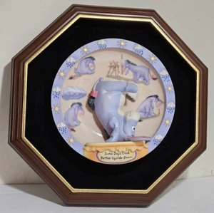 Placa invertida Bradford Exchange Eeyore Some Days Look Better con marco D7152 - Imagen 1 de 7