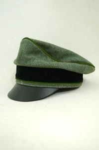 WWII German Waffen Elite Panzergrenadier Wool Crusher Visor Cap - Picture 1 of 1