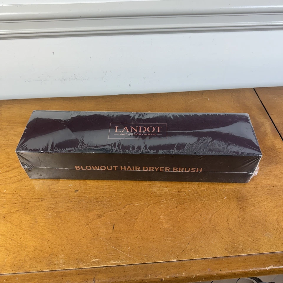 LANDOT HAIR BLOW DRYER BRUSH AND VOLUMIZER SM-5368 - GOLD - Scratch & Dent