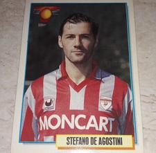 CARD MERLIN 95 CREMONESE DE AGOSTINI N°58 FOOTBALL ALBUM 1995