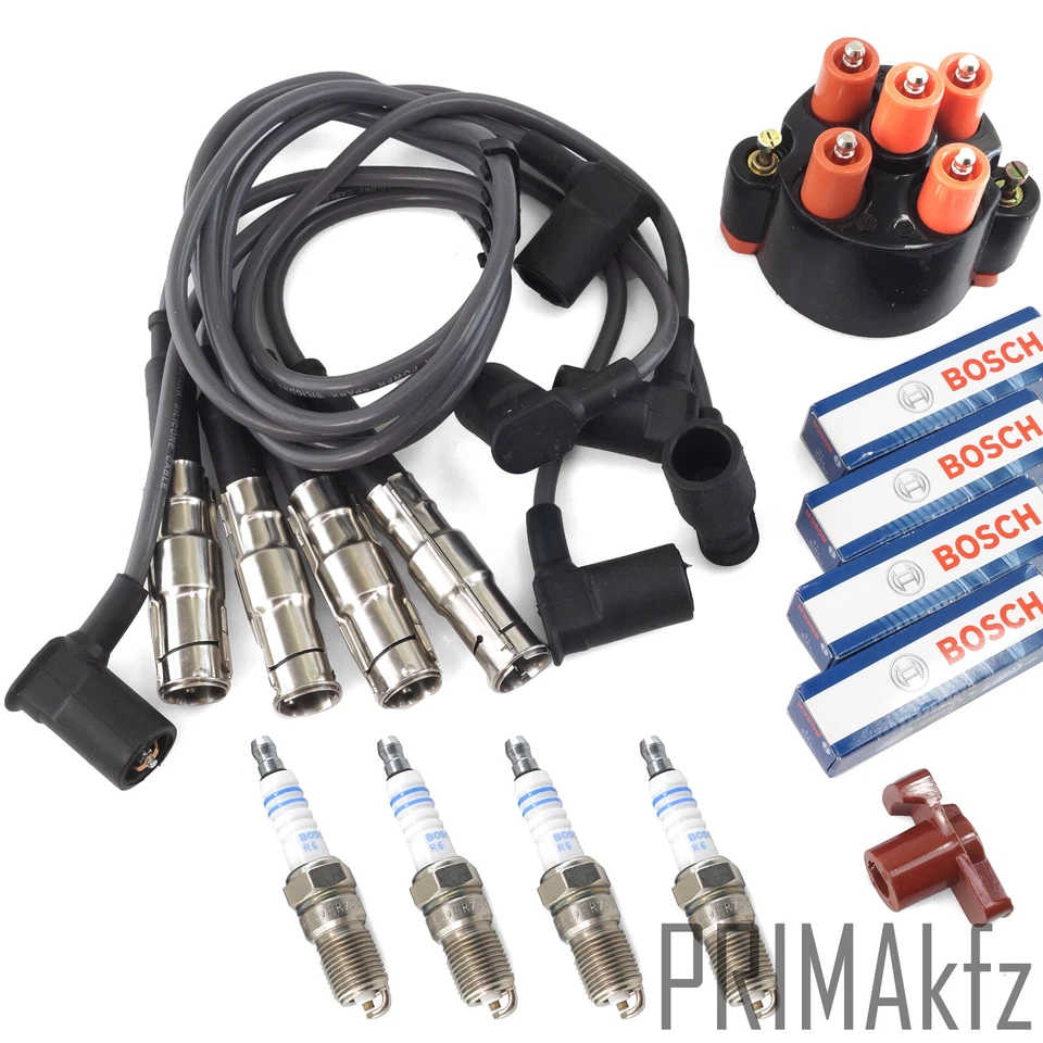 Zündkabel Verteilerkappe Zündverteilerläufer BOSCH Zündkerzen für W124 W201 - Bild 1 von 4