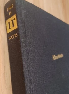 This Is It, Alan Watts. First Edition Hardcover. Sans Jacket. Sharp. - Picture 1 of 10