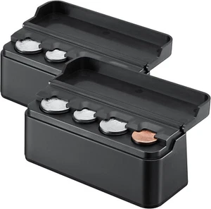 Coin Holder for Car Change Organizer Universal Storage Coin Money Dispenser - Picture 1 of 5