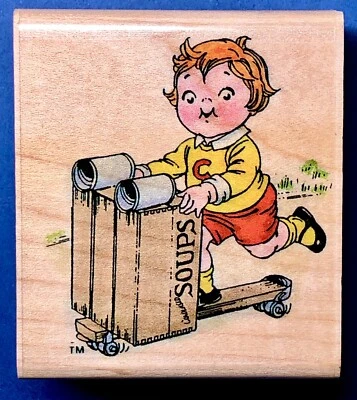 ¡NUEVO! SKOOTER CAMPBELLS SOUP KID por Stamp Affair pollo fideos tomate ponerse bien Foto 1 de 2