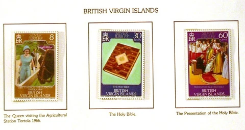 British Virgin Islands Queen's Silver Jubilee, MNH, set of 3 stamps Cover