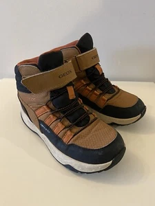 Geox boys TERAM BOY ABX Ankle Boot Size 4 US 36 Eur Amphibiox Good Condition - Picture 1 of 7