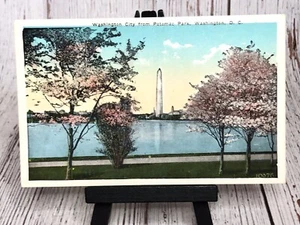 Washington City from Potomac Park Washington DC Vintage Postcard - Picture 1 of 4