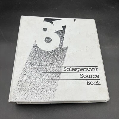 1987 FORD SALESPERSONS SOURCE BOOK BINDER THUNDERBIRD F SERIES MUSTANG BRONCO - Изображение 1 из 4