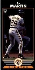1993 DIAMOND MARKS BOOKMARKERS - AL MARTIN PITTSBURGH PIRATES