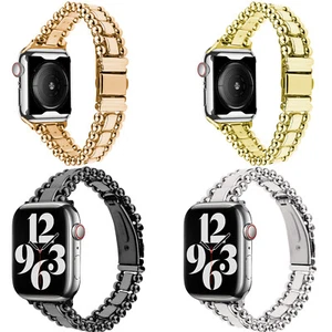 Solid Stainless Steel Metal Strap for iWatch Ultra Series 9 8 7 6 SE 5 4 3 2 1 - Picture 1 of 44