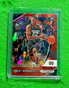 ROBERT WOODARD PRIZM RED ICE ROOKIE CARD MISSISSIPPI RC KINGS 2020 PANINI PRIZM 