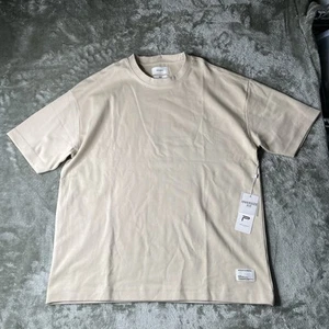 Public Supply NYC Men's Oversized Relaxed Fit Shirt Large Beige - Picture 1 of 7