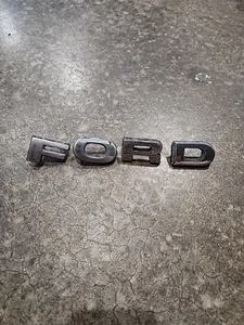 Ford D9TB 16577 A Truck Hood 4 Letter Emblems 78-79 OEM F O R D Used - Picture 1 of 6