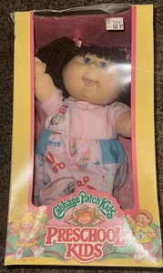 1991 Cabbage Patch Kids Preschool Kids Girl Doll First Edition Blue Eyes NIB - Bild 1 von 8