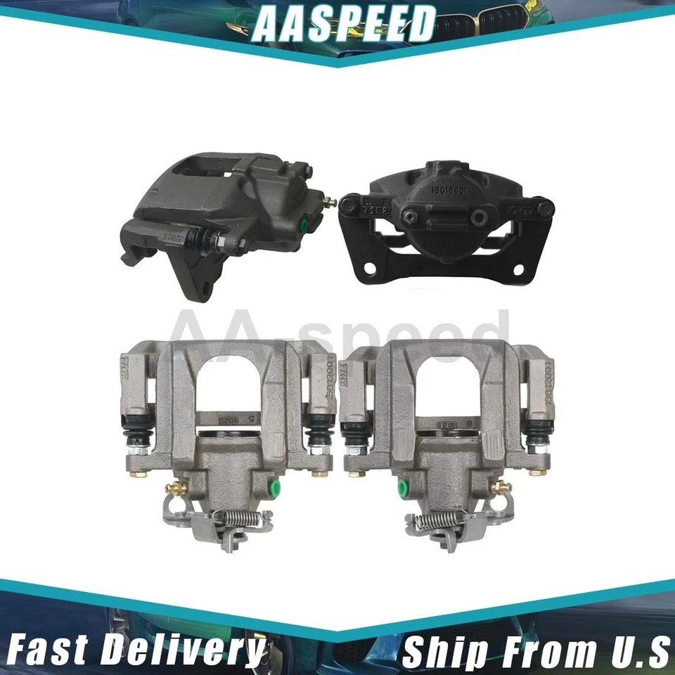 Front Rear Caliper For Chrysler Town & Country 4.0L 2012 2011 2010 2009 2008 - Image 1 of 4