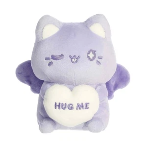 Aurora - Sabroso Melocotón - 7" HUG ME Caramelo Corazón Meowchi Calentador Peluche - Imagen 1 de 5