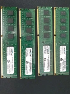 Crucial 16GB (4x4GB) PC3L-12800 DDR3L-1600 UDIMM Memory Kit - CT2K51264BA160BJ - Picture 1 of 2