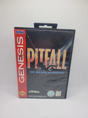 Pitfall: The Mayan Adventure (Sega Genesis, 1994) Hang tab, No Manual - Tested! - Image 1 of 4