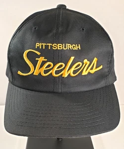 Sports Specialties NFL Pittsburgh Steelers Script Snapback Hat The Twill Vintage - Picture 1 of 13