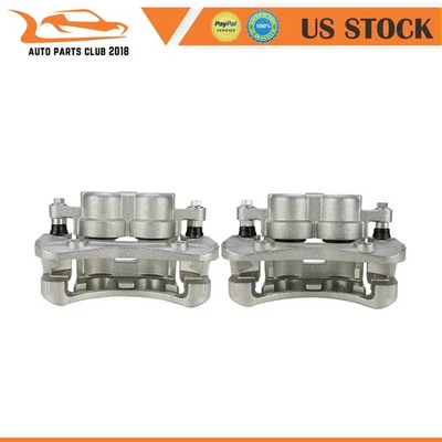 Par de pinzas de freno delanteras con soporte para GMC Canyon Chevrolet Colorado 2004-2008 Foto 1 de 4