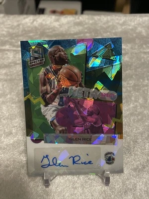 2022-23 GLEN RICE PANINI SPECTRA RETRO SPECT ASTRAL PRIZM AUTO AUTOGRAPH SP#/49 - Image 1 of 4
