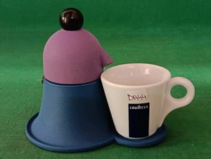 RARA INTROVABILE CAFFETTIERA MOKA ITALIANA 1 - 2 TAZZE ALLUMINIO VINTAGE. DA44 - Picture 1 of 11