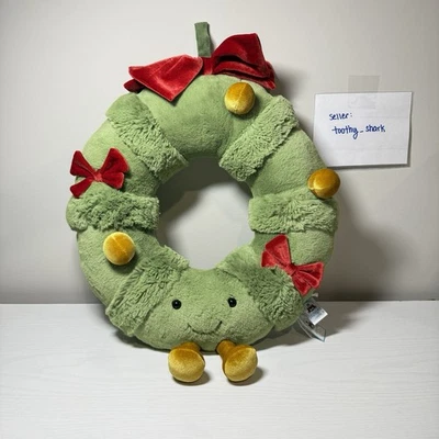 Jellycat Amuseables Decorated Christmas Wreath BNWT - Retired 100% Authentic - Image 1 of 3