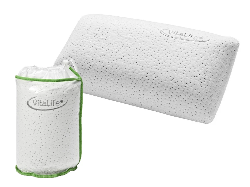 Vitalife Reisekissen Nackenkissen Sanders Nackenstützkissen Viscokissen 42x24x12 - Bild 1 von 1