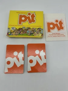 Juego de Cartas Pit Parker Brothers Completo De Colección 1983 Juego Coleccionable Completo A689 - Imagen 1 de 7