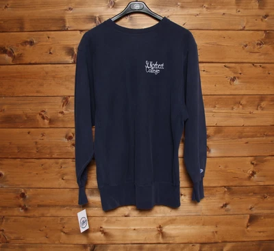 Sweat-Shirt Champion Reverse Wave Taille XL Utilisé (Sa2210) Bleu Vintage Made U - Photo 1/4