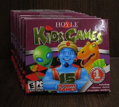 Video Game PC Wholesale Lot of 10 Hoyle Kids Games NEW SEALED Jewel - Image 1 of 3