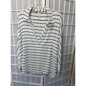 Top a Rayas Free People Cant Fool Me Manga Dolman Relajada Talla Pequeña Coastal Chic - Imagen 1 de 8