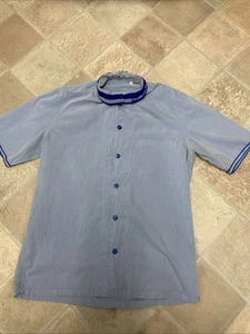 Stone Island SS2005 Spell Out Blue Shirt Medium - Picture 1 of 19