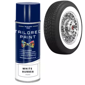 Neumático de pared blanco aerosol y pintura con solapa de barro pintura coche furgoneta camión caña caliente pared blanca - Imagen 1 de 5