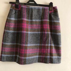 Boden British Moon Tweed grey/pink skirt size 12R - Picture 1 of 10