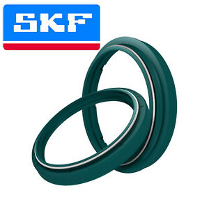 SKF Fork Oil Seal & Dust Wiper Green For 1998-1999 Yamaha YZ400F