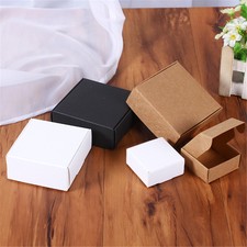 Jewelry Gift Craft Kraft Paper Box Cardboard Package Candy Storage Wrapping