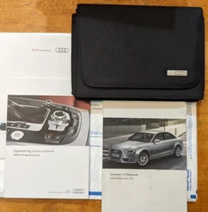 2014 Audi A4 S4 Owners Manual Set W/Navigation  OEM   Free US Shipping - Picture 1 of 2