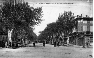 CPA - Aix en Provence - Cours Sextius - Dos vert - Picture 1 of 1
