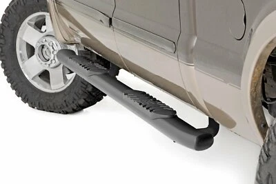 Rough Country Oval Nerf Step Crew Cab Black for Ford F250/350 2WD/4wd 99-16 - Image 1 of 2