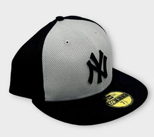New Era 59Fifty Mens Cap New York Yankees Diamond Era Navy Blue Fitted Hat - Picture 1 of 8