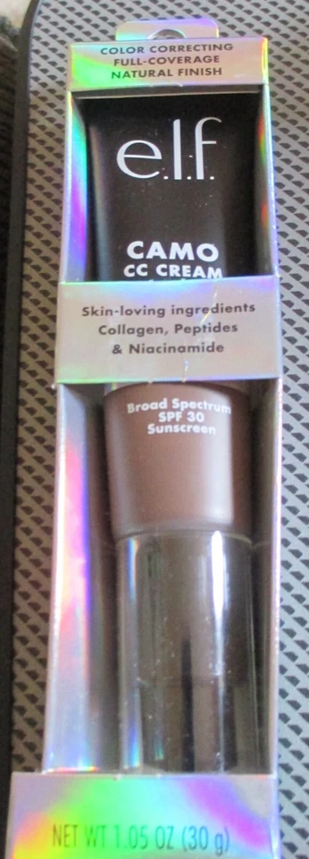e.l.f. Camo CC Cream Color Correcting Full Coverage Foundation SPF 30 DEEP 540 - Image 1 of 2