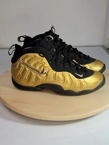 Nike Air Foamposite Pro Metallic Gold 2017 Original Nikes Size 7 - Picture 1 of 11