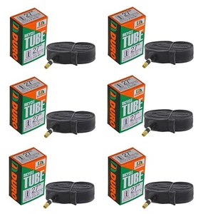 6 DURO BICYCLE 27 x 1-1/8-1 1/4 TUBE 33MM STANDARD SCHRADER/AMERICAN VALVE. - Picture 1 of 1