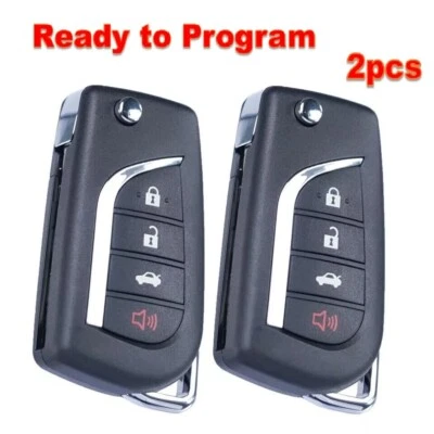2 For Toyota Camry 2018 2019 2020 2021 2022 2023 Flip Remote Key Fob HYQ12BFB - Image 1 of 4